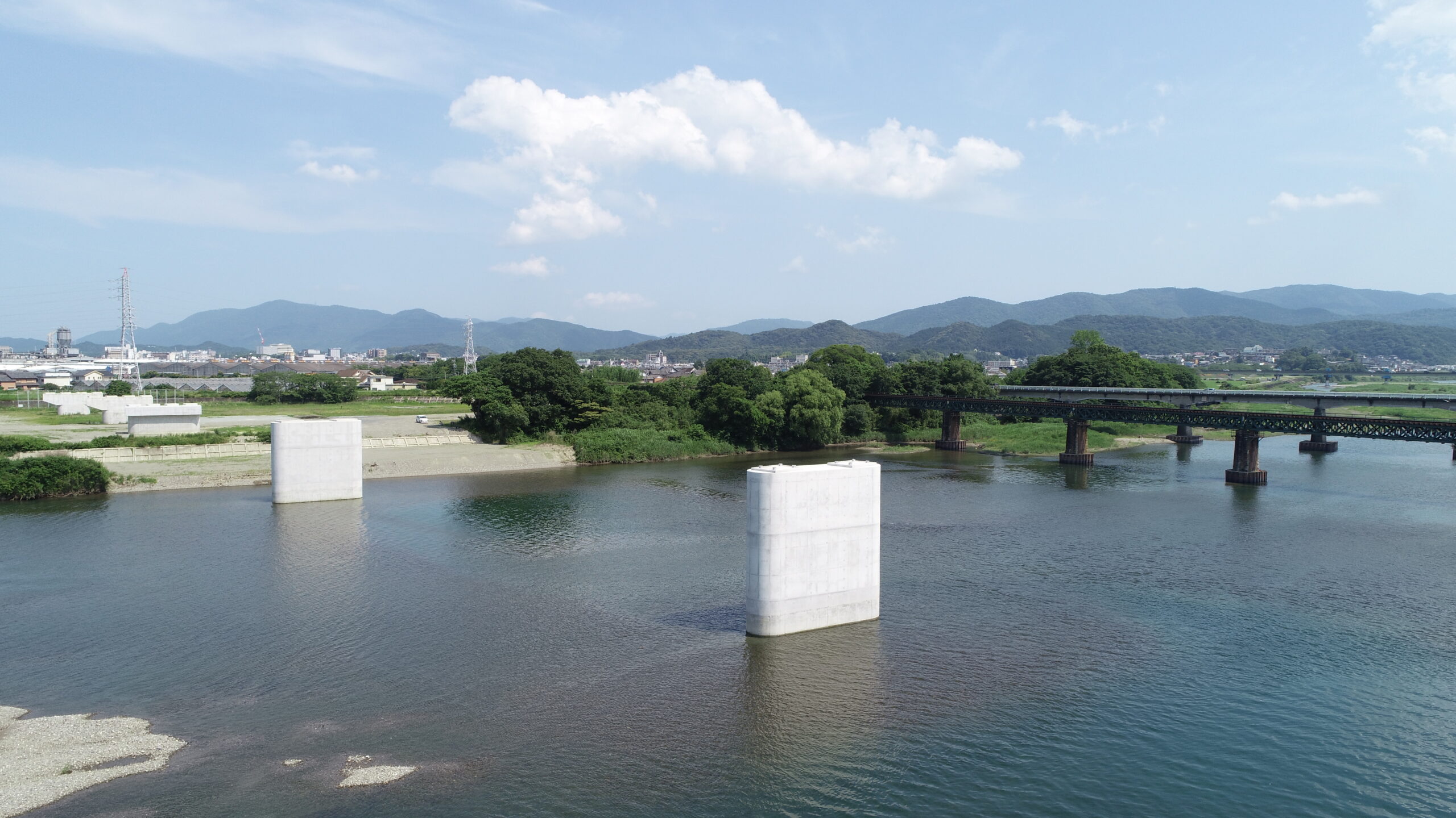 伊勢市｜市道高向小俣線（宮川橋）橋梁架替工事（下部工・P5橋脚）（令和5年度 県単道改（整備）第00-1分0003号）②(1)