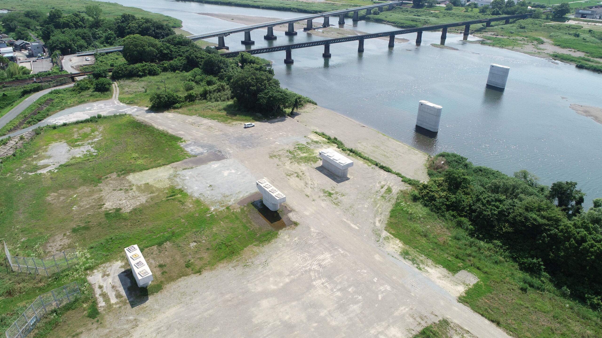 伊勢市｜市道高向小俣線（宮川橋）橋梁架替工事（下部工・P5橋脚）（令和5年度 県単道改（整備）第00-1分0003号）②(3)