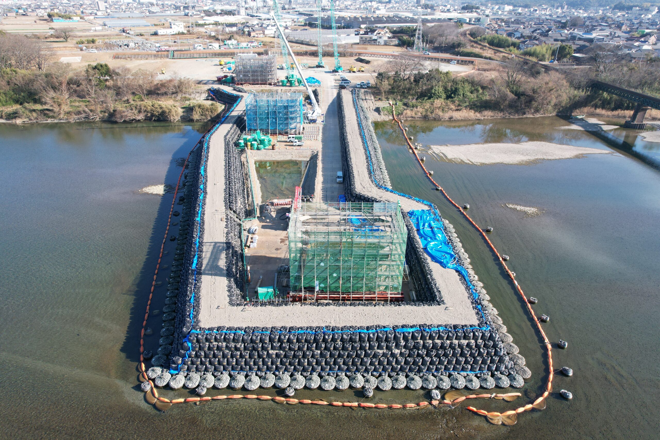 伊勢市｜市道高向小俣線（宮川橋）橋梁架替工事（下部工・P5橋脚）（令和5年度 県単道改（整備）第00-1分0003号）①(2)